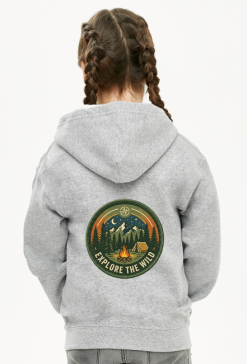 Bluza z kapturem "Explore the Wild" – DOW BLE Adventure