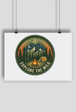 Plakat "Explore the Wild" – DOW BLE Adventure Wall Art