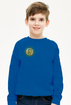 Bluza dziecięca "Dino-Badacz" – DOW BLE Prehistoryczna Przygoda (Royal Blue)