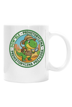 Klasyczny kubek "Dino-Badacz" – DOW BLE Prehistoric Morning