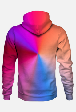 Bluza Hoodie "Vibrant Love Fullprint" – DOW BLE Liquid Flow