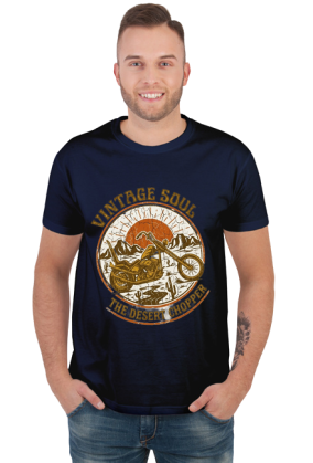 Koszulka "The Desert Chopper" – Vintage Soul Edition