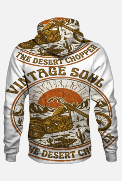 Bluza z kapturem Fullprint "The Desert Chopper" – Ultimate Rider Edition