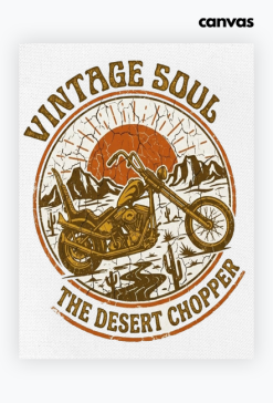 Obraz na płótnie "The Desert Chopper" – Canvas Art Edition