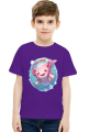 Uroczy Różowy Aksolotl - Kawaii Axolotl - Słodka Rybka