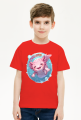 Uroczy Różowy Aksolotl - Kawaii Axolotl - Słodka Rybka
