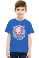Uroczy Różowy Aksolotl - Kawaii Axolotl - Słodka Rybka
