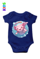 Uroczy Różowy Aksolotl - Kawaii Axolotl - Słodka Rybka