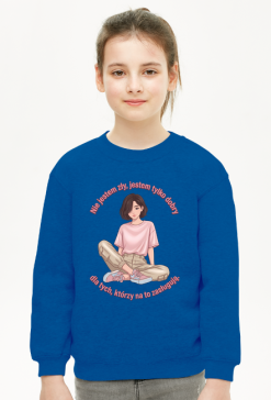 Bluza dziecięca Anime Aesthetic - "Nie jestem zły"