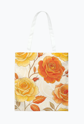 Torba z Różami – Elegancki Kwiatowy Wzór Premium