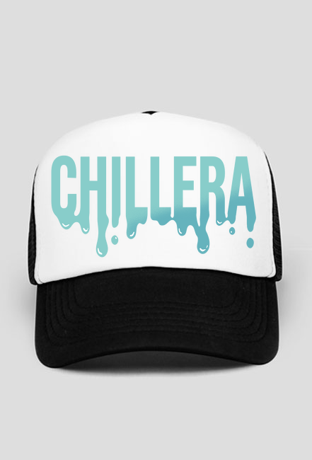 Czapka CHILLERA Trucker "Melted Logo" - Czarna