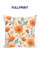 Poduszka FullPrint – Pomarańczowe Kwiaty Floral Design