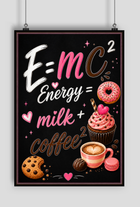 plakat E = mc²