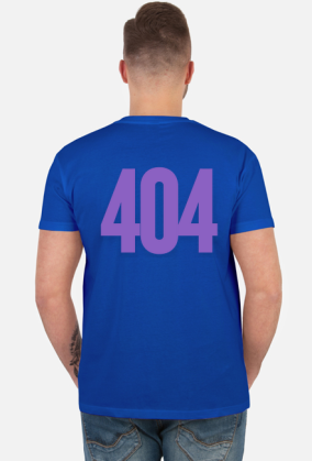 Błąd 404 error. Zagubienie, Ironiczny t-shirt.