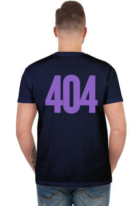 Błąd 404 error. Zagubienie, Ironiczny t-shirt.