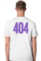 Błąd 404 error. Zagubienie, Ironiczny t-shirt.