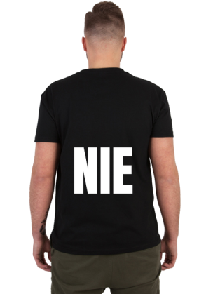 Mówię NIE. Ironiczny, zabawny t-shirt.