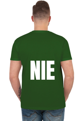 Mówię NIE. Ironiczny, zabawny t-shirt.