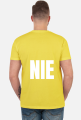 Mówię NIE. Ironiczny, zabawny t-shirt.