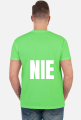 Mówię NIE. Ironiczny, zabawny t-shirt.