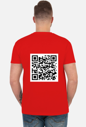 Koszulka z tajemniczym kodem QR