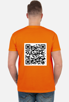 Koszulka z tajemniczym kodem QR