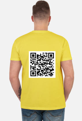 Koszulka z tajemniczym kodem QR