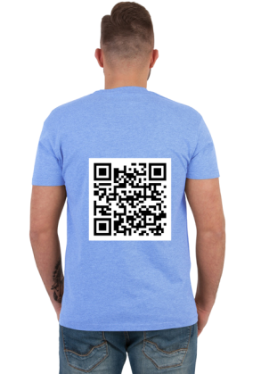 Koszulka z tajemniczym kodem QR