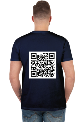 Koszulka z tajemniczym kodem QR