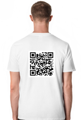 Koszulka z tajemniczym kodem QR