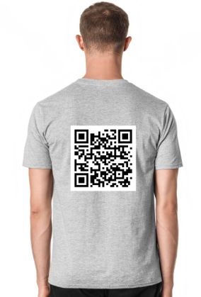 Koszulka z tajemniczym kodem QR