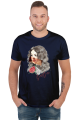 T-shirt BarBae (ciemny granat)