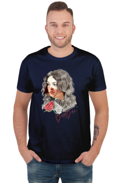 T-shirt BarBae (ciemny granat)