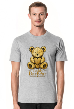 T-shirt Teddy BarBear (szara)