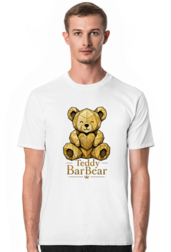 T-shirt Teddy BarBear (biały)