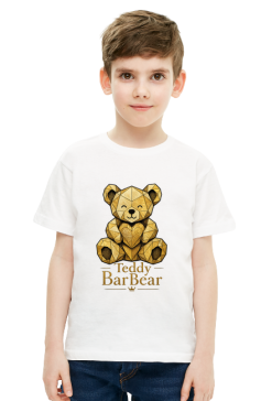 T-shirt dziecięcy Teddy BarBear (biały)