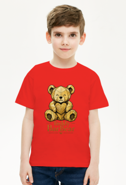 T-shirt dziecięcy Teddy BarBear (czerwony)