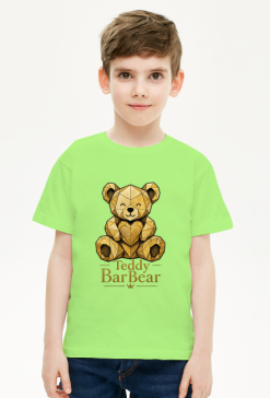 T-shirt dziecięcy Teddy BarBear (zielony)