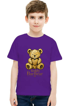 T-shirt dziecięcy Teddy BarBear (fioletowy)