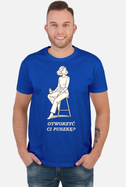 Koszulka Męska – Otworzyć Ci Puszkę? (Stylowy Minimalizm)