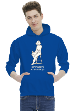 Bluza Męska z Kapturem – Otworzyć Ci Puszkę? (Streetwear Style)