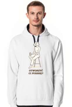 Bluza Męska Double Color – Otworzyć Ci Puszkę? (Urban Contrast)