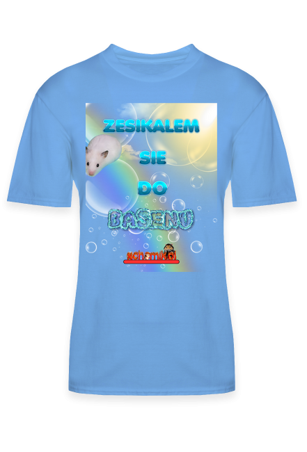 Zesikalem sie do basenu tiszert