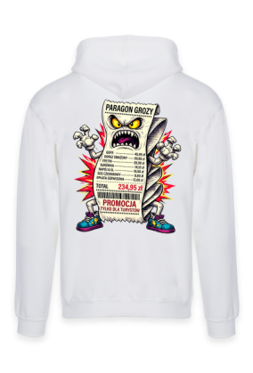 Bluza Męska z Kapturem – Paragon Grozy (Promocja dla Turystów)