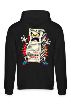 Bluza Męska z Kapturem – Paragon Grozy (Promocja dla Turystów)