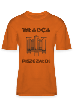 Koszulka dla organisty władca piszczałek pomarańczowa