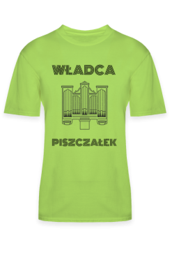 Koszulka dla organisty władca piszczałek jasnozielona