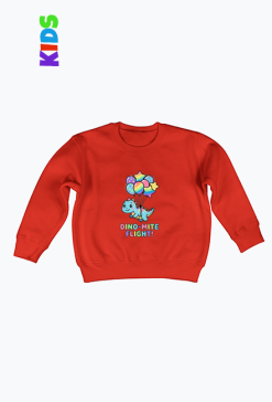 Bluza Dziecięca Słodki Dinozaur z Balonami Dino-Mite