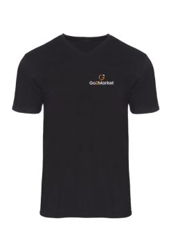G2M v-neck/M/right/white-orange