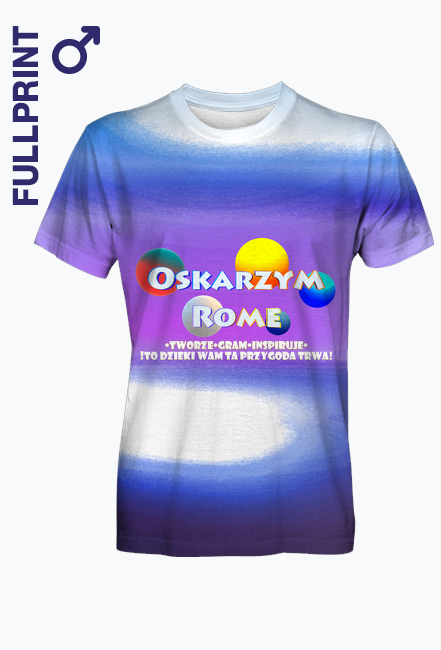 Koszulka dla Fanów Oskarzym Rome z tłem graficznym i napisem!